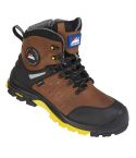 Himalayan 5802 Symaptex Waterproof Vibram Brown Side Zip Safety Boots