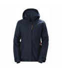 Helly Hansen Luna Waterproof Hooded Navy Ladies Winter Workwear Jacket