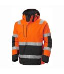 Helly Hansen Alna 2 High Vis Orange Black Waterproof Workwear Jacket
