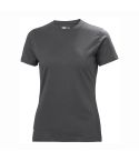 Helly Hansen Manchester Grey Cotton Short Sleeve Ladies Work T Shirt
