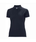 Helly Hansen Manchester Navy Cotton Short Sleeve Ladies Polo Shirt