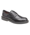 Himalayan 9810 Black Leather Brogue Metal Free Executive Safety Shoes