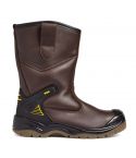 Apache Brown Leather AP305 Waterproof Mens Safety Rigger Boots