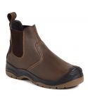 Apache AP715SM Brown Leather Scuff Cap S3 Water Resistant Safety Dealers