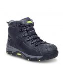 Apache Mercury Metal Free Waterproof Black Leather Unisex Safety Boots