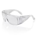 Boston Clear Polycarbonate Lens Wraparound Safety Spectacles EN166