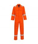 Portwest BIZ5 Bizweld Orange Iona Cotton FR Workwear Coverall with High Vis