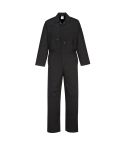 Portwest C815 Black Polycotton Kneepad Multipocket Workwear Coverall