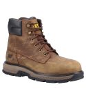 Caterpillar Exposition 6 Water Resistant S3 Brown Leather Safety Boots
