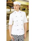 Dennys Lightweight S/Sleeve Chefs Jacket