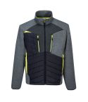 DX4 Workwear DX471 Black Grey Stretch Thermal Baffle Work Jacket