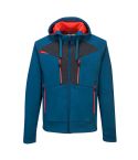 DX4 Workwear DX472 Metro Blue Zipped Multi Pocket Hooded Work Jacket