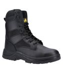 Amblers Safety FS008 Black Leather Side Zip S3 SRC Unisex Safety Boots