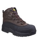 Amblers Orca Hybrid Brown Leather Metal Free Waterproof Safety Boots