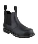 Amblers Steel FS5 Pull-On Black Safety Dealer Boots
