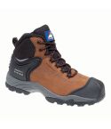 Himalayan 4104 Gravity Waterproof Brown Leather Metal Free Safety Boots