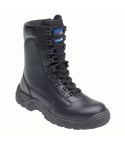 Himalayan 5060 Premium Black Leather Combat Style Unisex Safety Boots