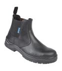 Himalayan 151B Black Leather Steel Toe and Midsole Safety Dealer Boots