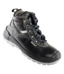 Himalayan 5155 Black Leather Mid Cut Scuff Cap Unisex Safety Boots
