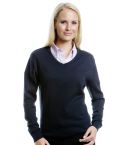 Kustom Kit Ladies Arundel V Neck Sweater