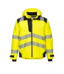 PW3 Workwear High Vis PW360 Yellow Black Waterproof Extreme Work Jacket