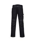 PW3 Workwear Black PW380 Kneepad Multipocket Stretch Ladies Work Trousers