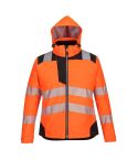 PW3 Workwear High Vis PW382 Orange Black Waterproof Ladies Work Jacket