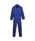 Portwest S999 Royal Blue Concealed Stud Front Polycotton Coverall