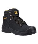 Caterpillar Striver S3 Black Leather Bump Cap Mens Safety Boots