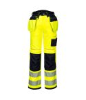 PW3 Workwear High Vis T501 Yellow Black Holster Pocket Kneepad Trousers