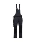 WX3 Workwear Metal Grey T704 Multipocket Poly Cotton Work Bib and Brace