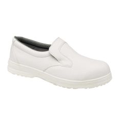 Catering White Slip On Safety Work Shoes