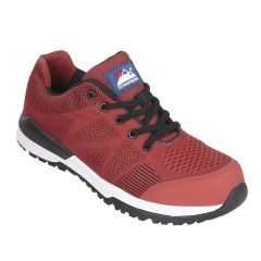 Himalayan 4313 Bounce Non Metallic Red S1P Lightweight Safety Trainers