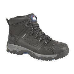 Himalayan 5206 Front Scuff Cap Black Leather S3 Waterproof Safety Boots