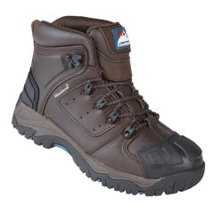 Himalayan 5207 Front Scuff Cap Brown Leather S3 Waterproof Safety Boots