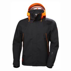 Helly Hansen Chelsea Evolution Black Shell Waterproof Workwear Jacket