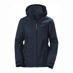 Helly Hansen Luna Navy Waterproof Hooded Ladies Shell Workwear Jacket