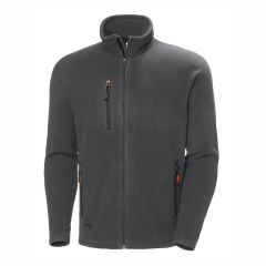Helly Hansen Oxford Grey Zipped Front Workwear Polartec Fleece Jacket