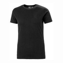 Helly Hansen Manchester Black Cotton Short Sleeve Ladies Work T Shirt
