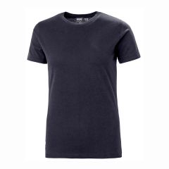 Helly Hansen Manchester Navy Cotton Short Sleeve Ladies Work T Shirt