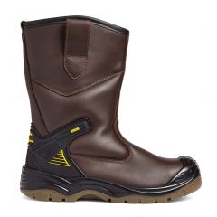 Apache Brown Leather AP305 Waterproof Mens Safety Rigger Boots