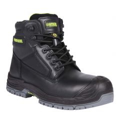 Apache Cranbrook Waterpoof Black Leather Metal Free ESD Safety Boots