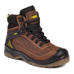 Apache Ranger Brown Leather Waterproof S3 All Terrain Safety Boots