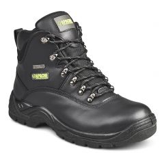 Apache SS812SM Black Leather Waterproof S3 SRC Safety Hiker Work Boots