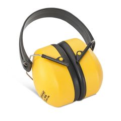 Premium Folding Ear Defenders with Foldway Headband Yellow Cups SNR 30