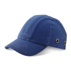 Safety Baseball Style Lightweight ABS Royal Blue Bump Cap with Ventalation