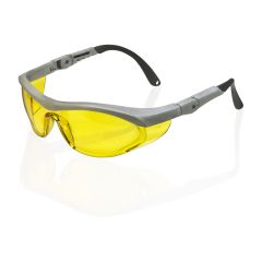 Utah Yellow Tint Anti Fog Lens Fully Adjustable Frame Safety Spectacles