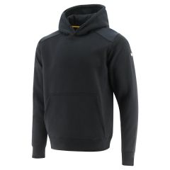 Caterpillar Essentials Kanga Pocket Black Hooded Workwear Sweatshirt