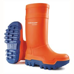 Dunlop C662343 Purofort Orange Thermo Plus Safety Wellingtons