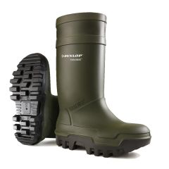 Dunlop C662933 Purofort Green Thermo Plus Safety Wellingtons